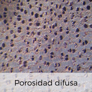 porosidad de la madera difusa
