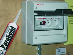 Usando el sellador MS Parabond 600