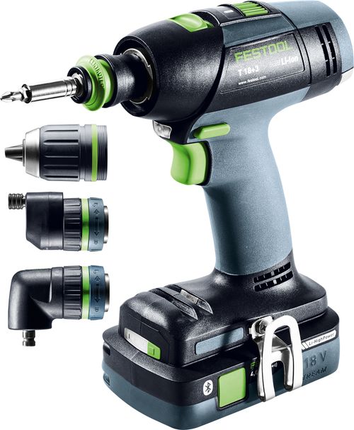 Taladro atornillador a batería Festool T 18+3