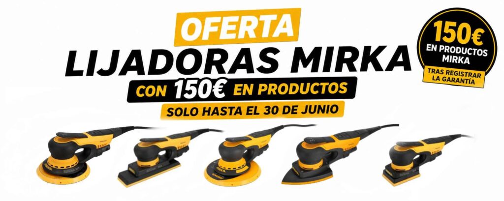 Oferta-Lijadoras-Mirka-con-150€-en-Productos-España