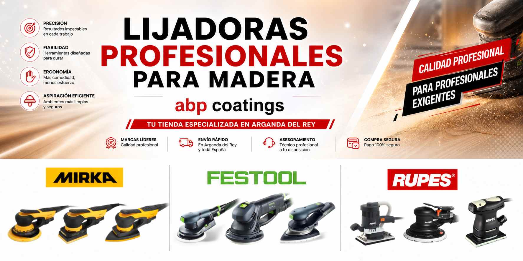 Comprar-lijadora-para-madera-en-Arganda-del-Rey​-Madrid