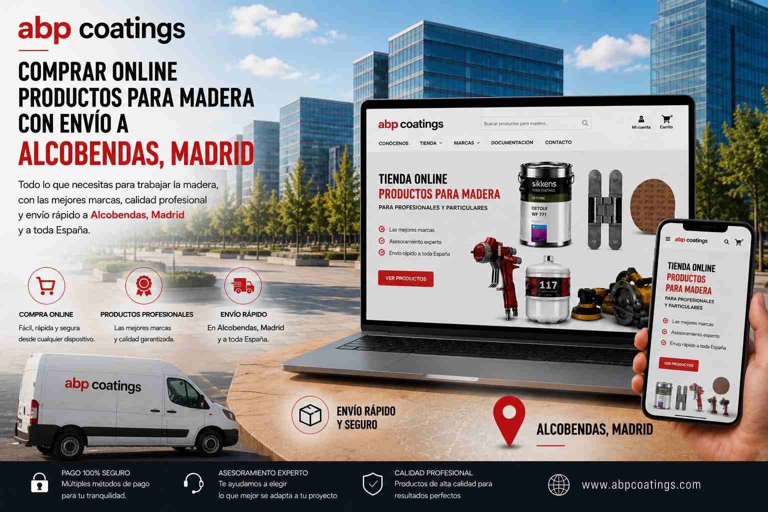 Comprar-online-productos-para-madera-con-envío-a-Alcobendas-en-Madrid