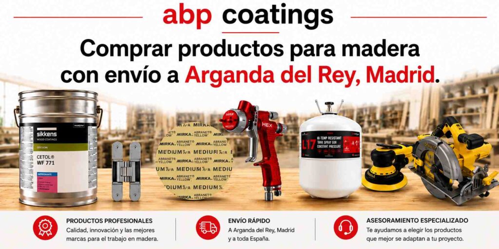 Comprar-productos-para-madera-con-envío-a-Arganda-del Rey-Madrid