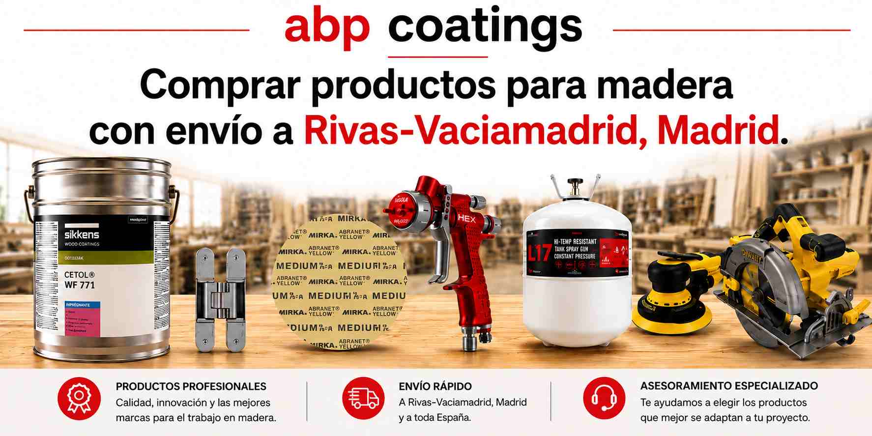 Comprar-productos-para-madera-con-envío-a-Rivas-Vaciamadrid-Madrid