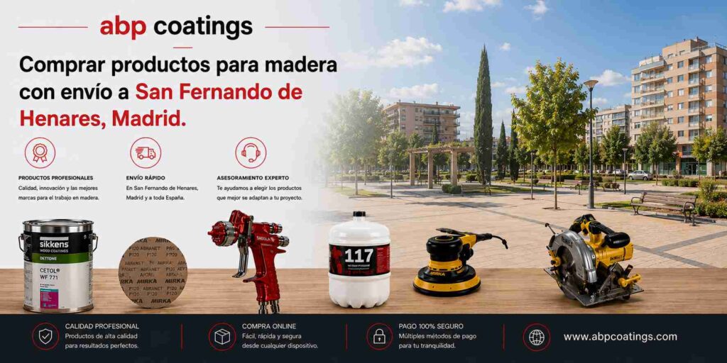 Comprar-productos-para-madera-con-envío-a-San-Fernando-de-Henares-en-Madrid