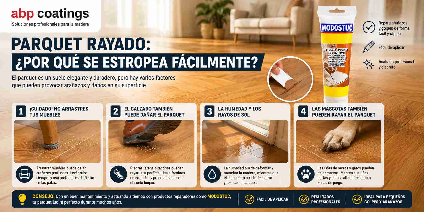 Cuidados-necesarios-para-no-tener-que-comprar-productos-reparadores-para-parquet