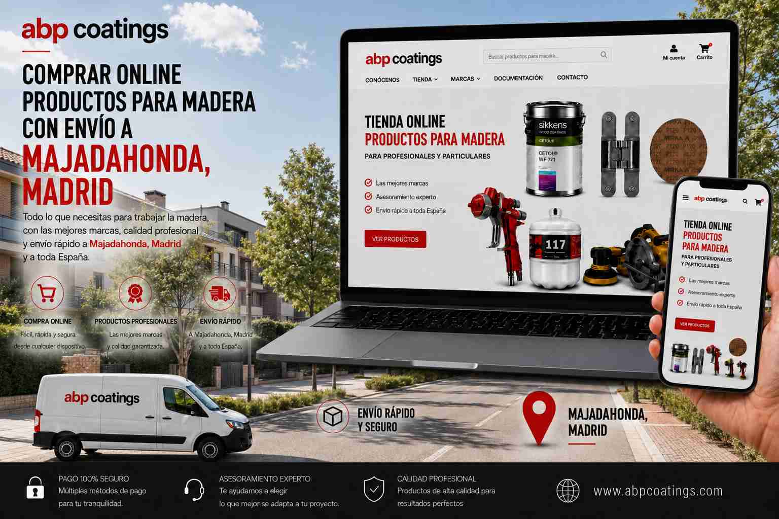 Comprar-online-productos-para-madera-con-envío-a-Majadahonda-en-Madrid