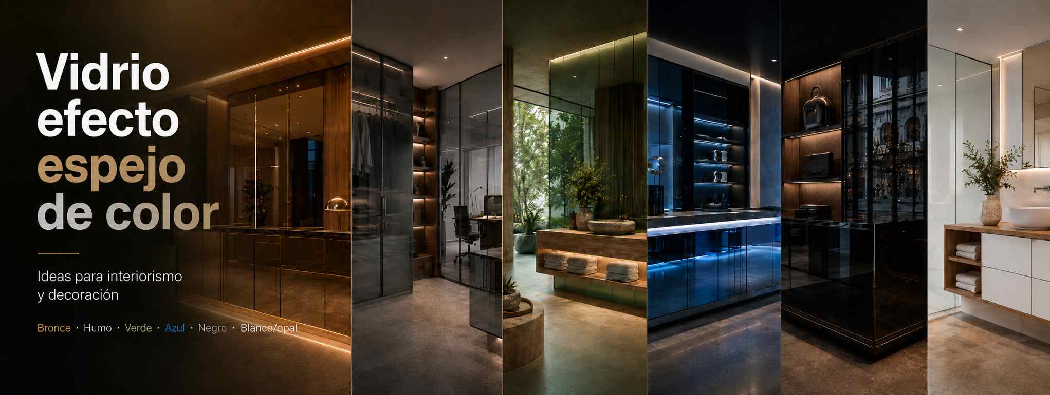 Vidrio-efecto-espejo-de-color-Ideas-para-interiorismo