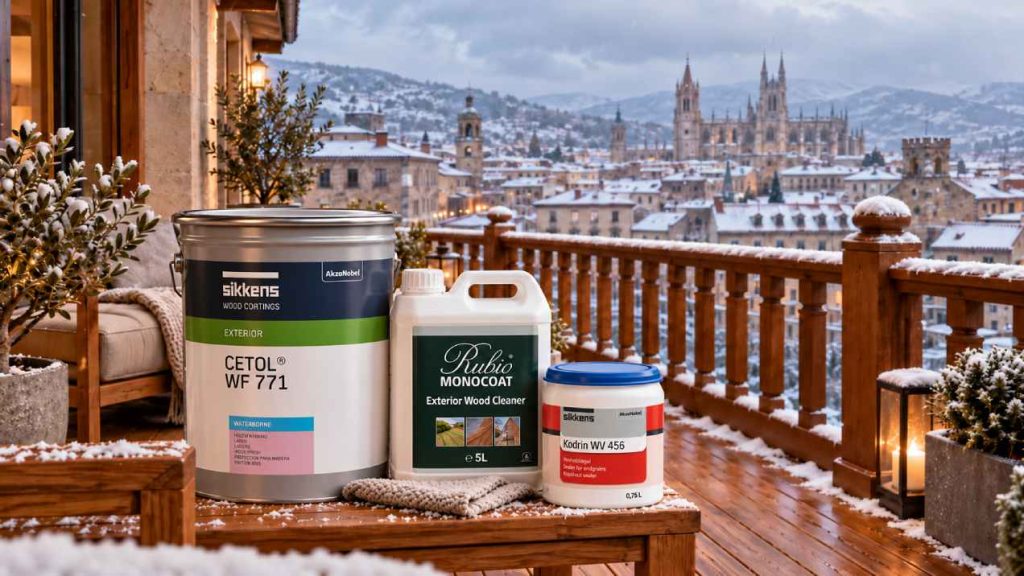 Productos para madera en invierno