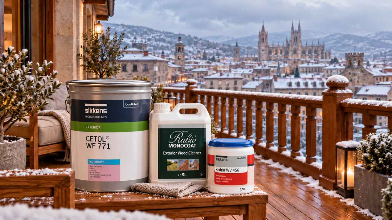 Productos para madera en invierno